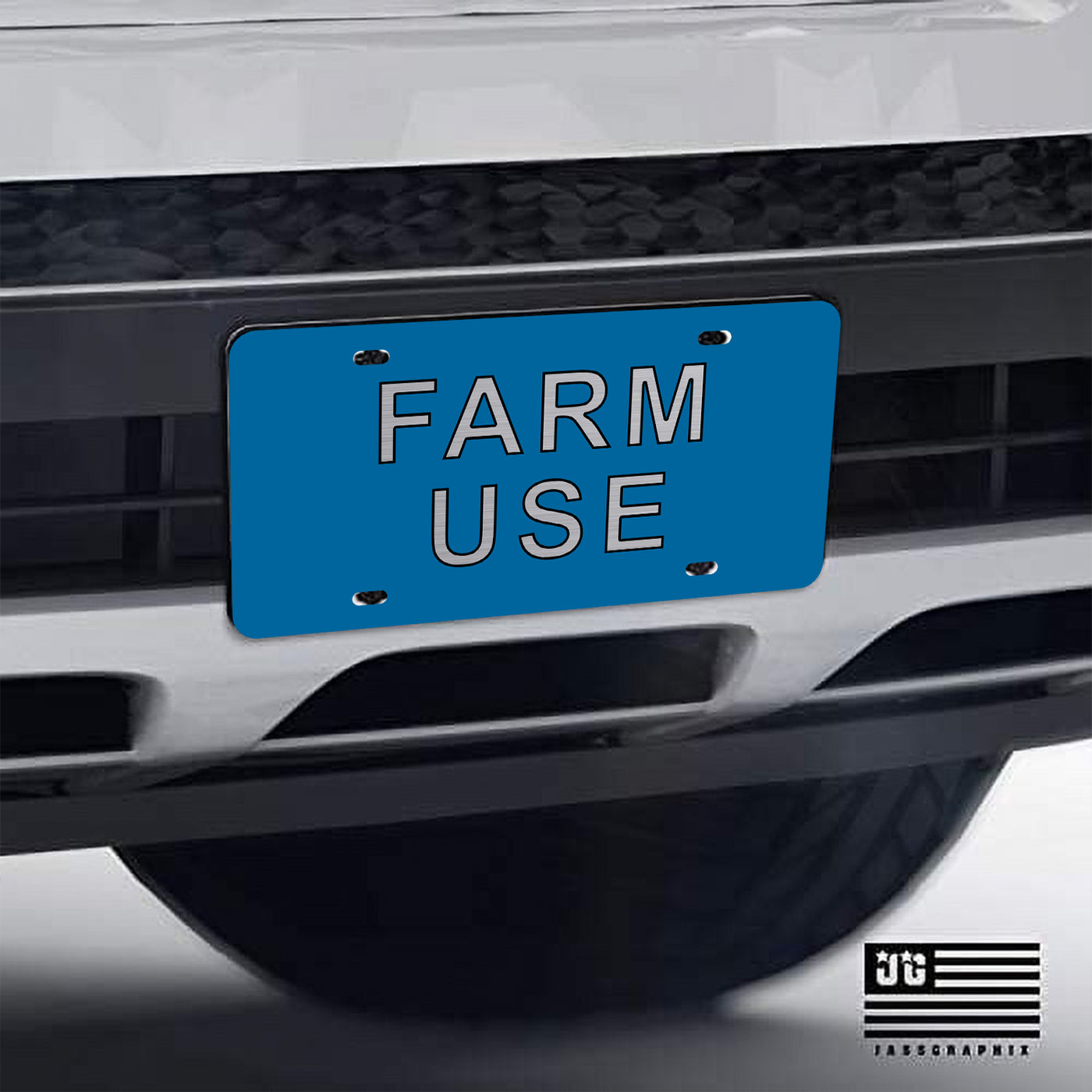 Farm Use License Plate | Durable Car Tag | Gift for Farmers | UV Printed| Made in the USA