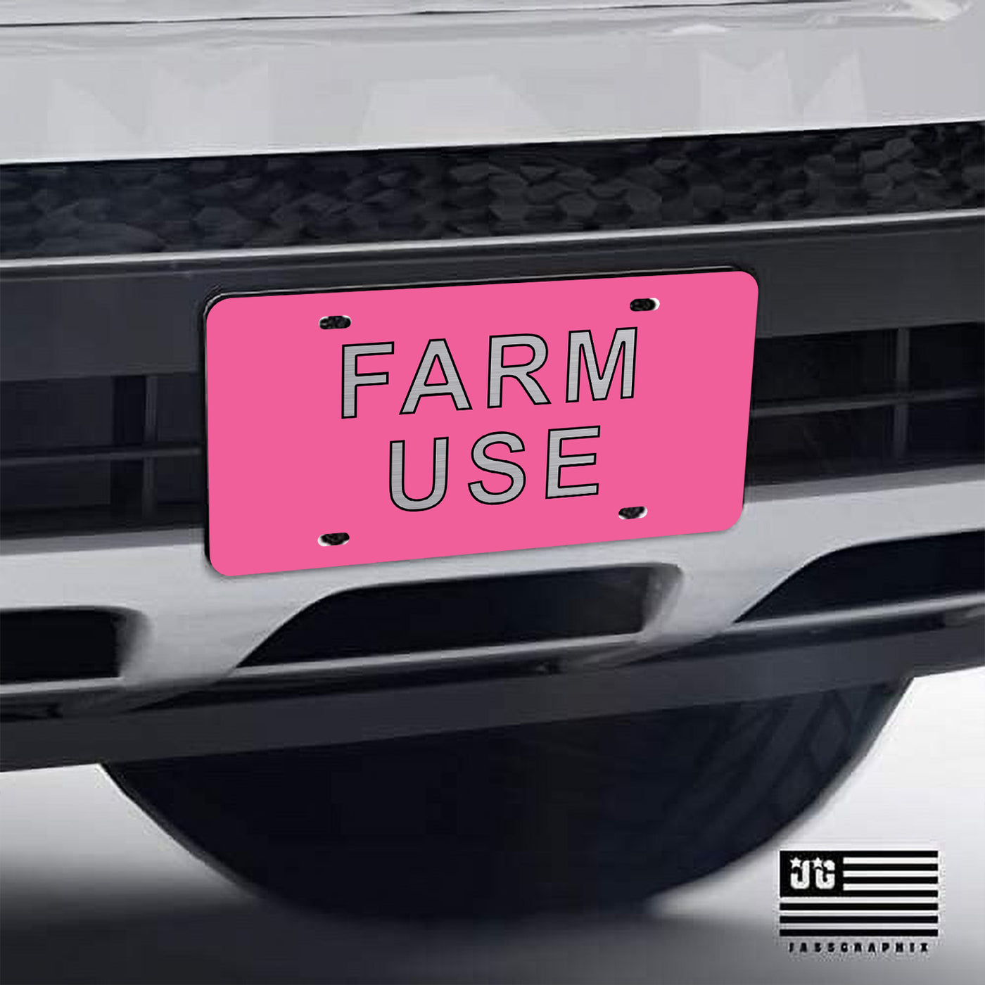 Farm Use License Plate | Durable Car Tag | Gift for Farmers | UV Printed| Made in the USA